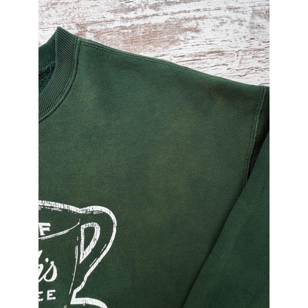 Polo Ralph Lauren Ralph’s Coffee Sweatshirt Green GUC sz L SOUGHT AFTER - Picture 7 of 9